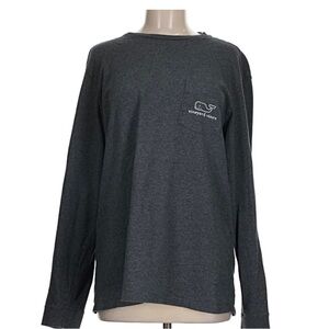 Vineyard Vines Men's Drift-Dye Vintage Long-Sleeve Pocket Tee